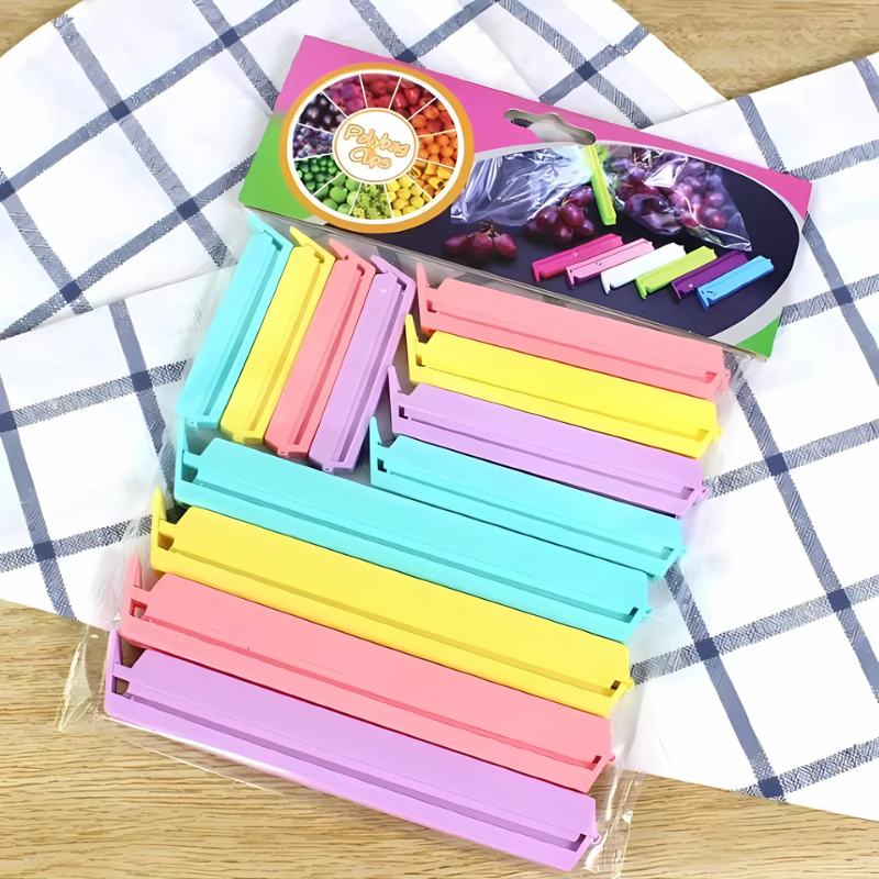⋆ AirLock ⋆ Beutelverschluss-Clips (12er Set)
