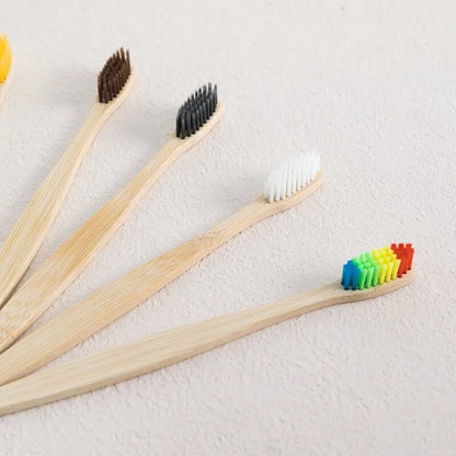 ⋆ BambooDent ⋆ Bambus Zahnbürsten Set (10er Set)
